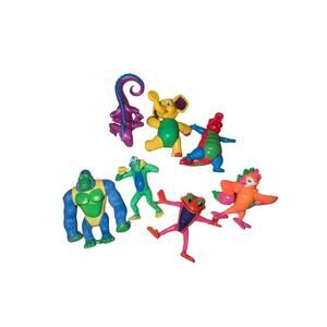 Rainforest Cafe Action Figures Kids Multicolor Vintage Collectible 7PC Set Play